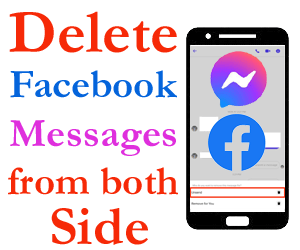 Delete Facebook both side Chat at Once