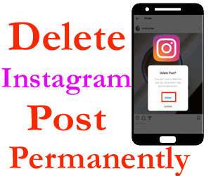 How to Delete Instagram Post on android?
