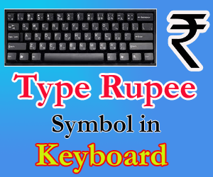 Type Rupee Symbol In Keyboard