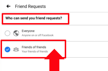 Who can send you Friend Request