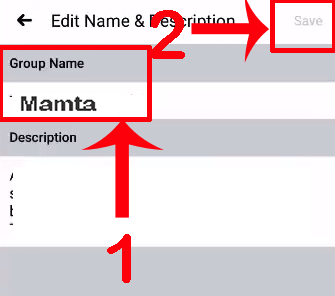 Facebook Group Name change
