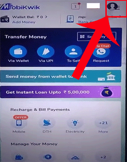 How to remove bank account from mobikwik