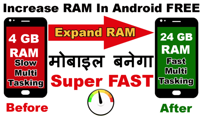 how to increase ram in android