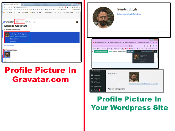 add profile picture to wordpress user