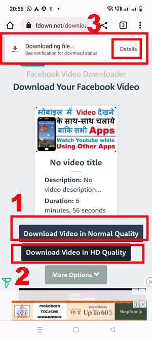 download facebook videos without app