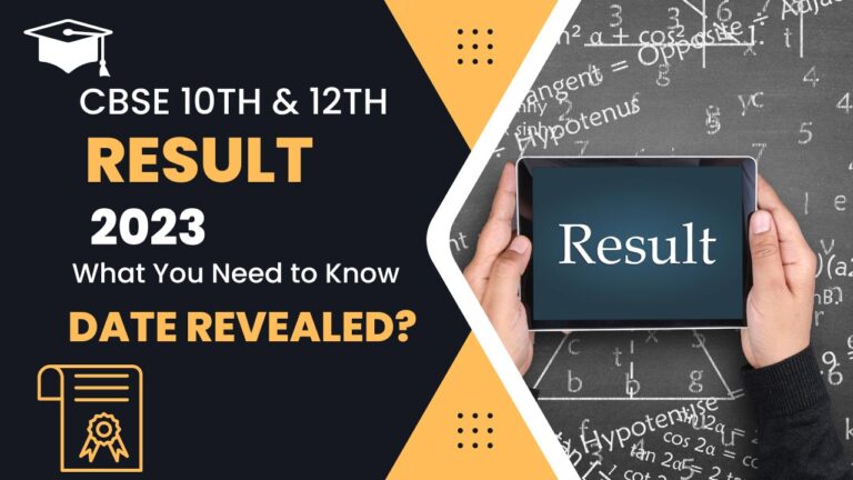 CBSE 10th 12th Result 2023 Date